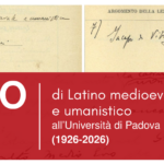 Cento anni di Latino medioevale e umanistico all’Università di Padova (1926-2026)